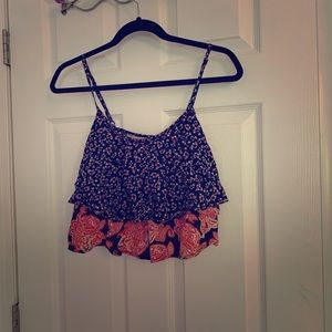 NWT 2 Cropped Camisoles- Garage; Spaghetti straps